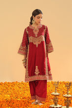 Load image into Gallery viewer, Shahzain - Short Chauga with Khada Dupatta

