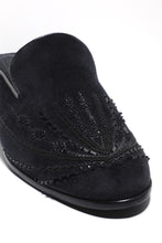 Load image into Gallery viewer, Noir Elegance Symmetry Mules
