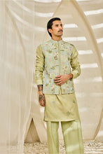 Load image into Gallery viewer, Mint Serene Garden Waistcoat set
