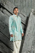 Load image into Gallery viewer, Turquoise Edit Festive Kurta Set
