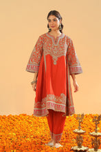 Load image into Gallery viewer, Irha - Short Chauga with Khada Dupatta
