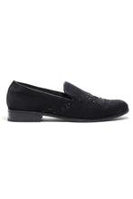 Load image into Gallery viewer, Midnight Luxe Velvet Slip-Ons
