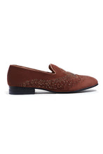 Load image into Gallery viewer, Imperial Velvet Crowned Elegance Slip On
