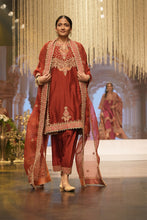 Load image into Gallery viewer, Shahzain - Short Chauga with Khada Dupatta
