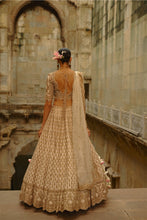 Load image into Gallery viewer, Cream Monga Lehenga Set

