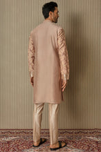 Load image into Gallery viewer, Peachy Radiance Abstract Floral Sequin Kurta
