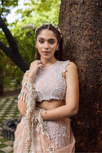 Load image into Gallery viewer, Dream - A soft pink and ivory lehenga
