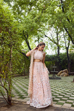 Load image into Gallery viewer, Dream - A soft pink and ivory lehenga
