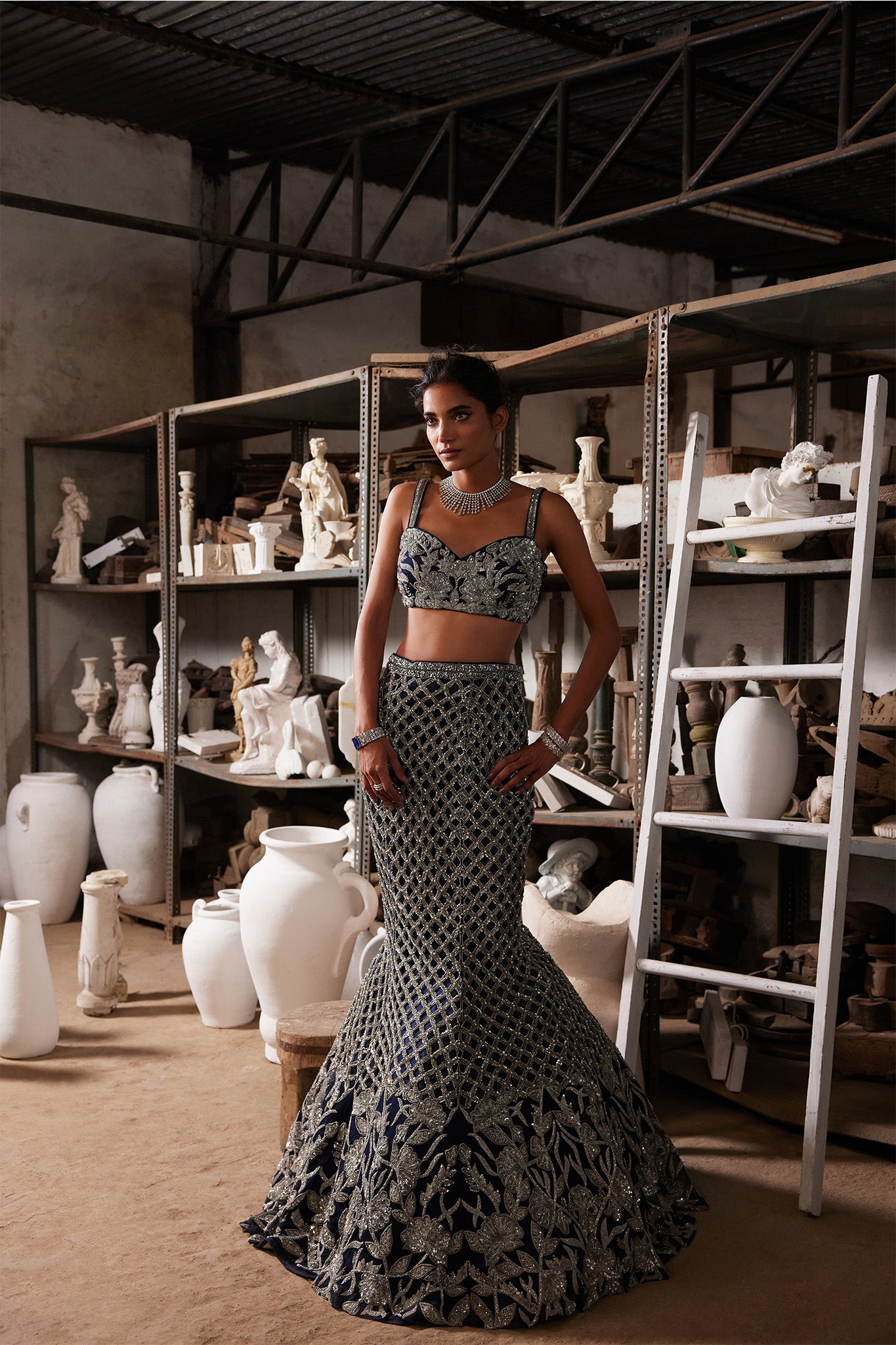 Twilight mermaid lehenga – Karegar