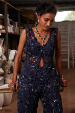 Load image into Gallery viewer, Midnight sapphire sharara
