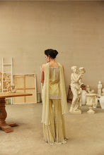 Load image into Gallery viewer, Lemon Pearl sharara set
