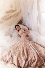 Load image into Gallery viewer, Iris Mermaid lehenga
