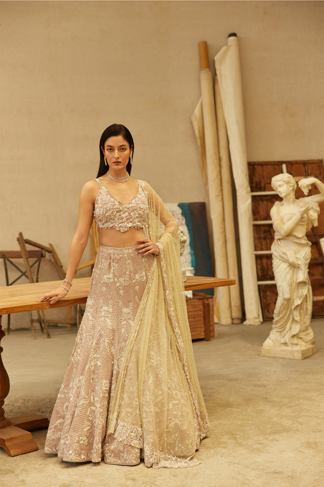 Iris Mermaid lehenga