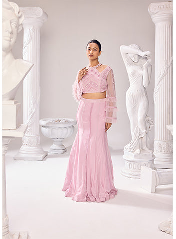 Harmony Fishcut lehenga set