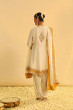 Load image into Gallery viewer, Amani - Daisy Ivory A-line Kurta with Salwar &amp; Dupatta
