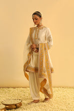 Load image into Gallery viewer, Amani - Daisy Ivory A-line Kurta with Salwar &amp; Dupatta
