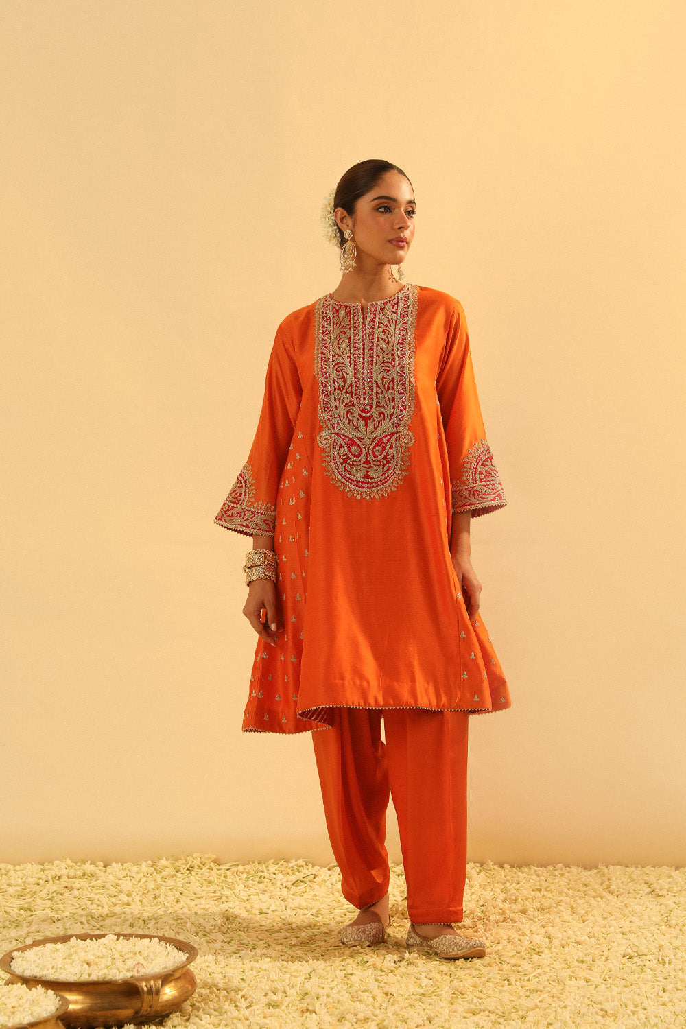 Falisha - Short Kalidaar Chauga with Salwar