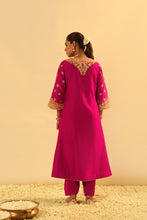 Load image into Gallery viewer, Alima - Long A-line Chauga with Salwar
