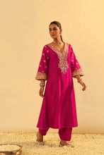 Load image into Gallery viewer, Alima - Long A-line Chauga with Salwar
