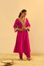 Load image into Gallery viewer, Alima - Long A-line Chauga with Salwar
