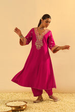 Load image into Gallery viewer, Alima - Long A-line Chauga with Salwar
