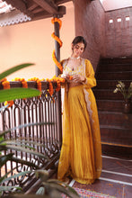 Load image into Gallery viewer, MUSTARD EMBROIDERD LEHENGA
