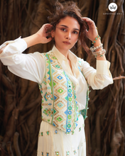 Load image into Gallery viewer, Aditi Rao Hydari In Amara Jacket Set With Flared Pants
