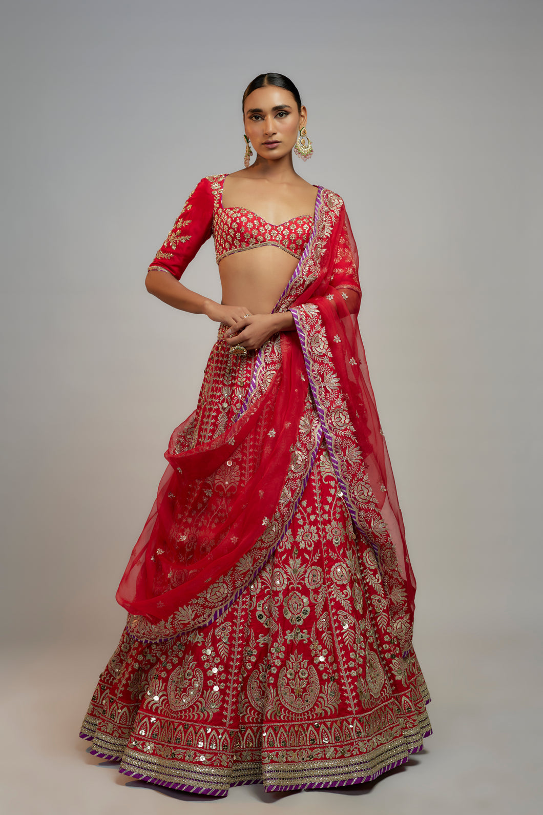 Golconda Jasmin lehenga set