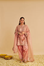 Load image into Gallery viewer, Alira - Dabka Zardozi Embroidered Blush Pink Kurta &amp; Salwar with Dupatta
