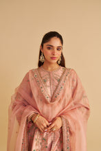 Load image into Gallery viewer, Alira - Dabka Zardozi Embroidered Blush Pink Kurta &amp; Salwar with Dupatta
