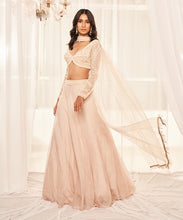 Load image into Gallery viewer, DUSTY BEIGE LEHENGA SET
