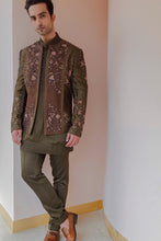 Load image into Gallery viewer, The Dolce Brown Short Jacket Set
