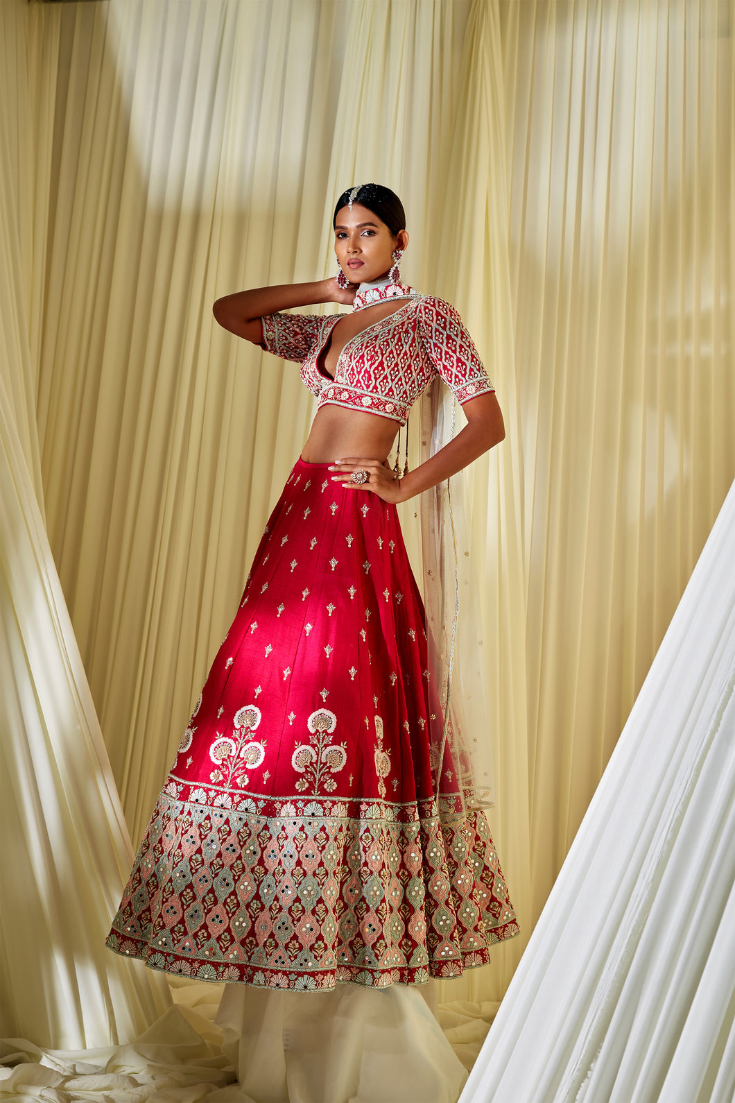 HOT PINK LEHENGA SET