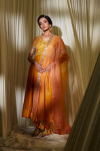 Load image into Gallery viewer, MUSTARD ANARKALI SET
