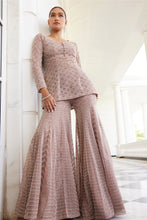 Load image into Gallery viewer, PINK EMBELLISHED SHARARA AND KURTA
