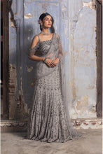 Load image into Gallery viewer, GREY GEORGETTE SAREE
