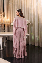 Load image into Gallery viewer, TUSSAR BLOUSE ORGANZA PONCHO NET PANT
