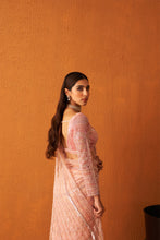 Load image into Gallery viewer, Rose Pink Net Saree
