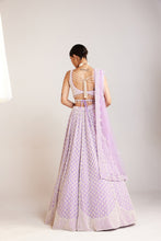 Load image into Gallery viewer, Lilac Pearl Drop Lehenga Set

