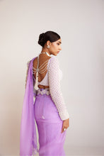 Load image into Gallery viewer, Lilac Saree Set
