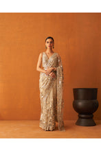 Load image into Gallery viewer, Gold Net Saree
