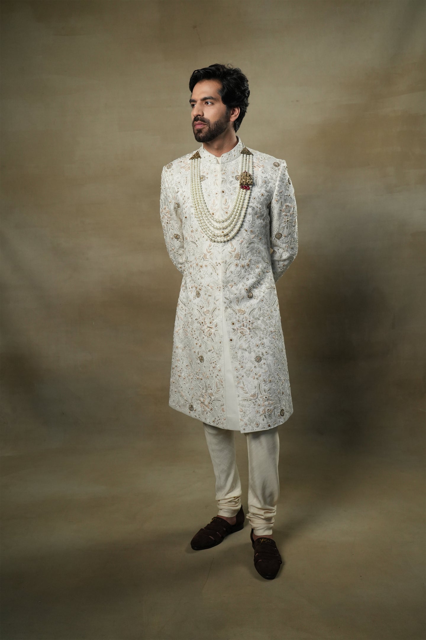 Ivory & Gold Sherwani