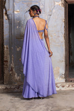 Load image into Gallery viewer, LILAC DRAPE SAREE
