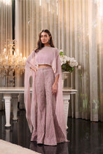 Load image into Gallery viewer, TUSSAR BLOUSE ORGANZA PONCHO NET PANT
