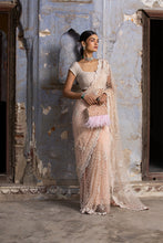 Load image into Gallery viewer, BLUSH PINK NET SAREE
