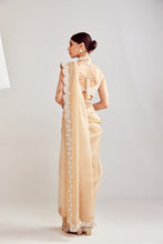 Load image into Gallery viewer, Beige Saree Set
