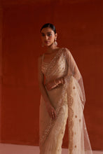 Load image into Gallery viewer, Gold Net Saree
