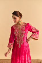 Load image into Gallery viewer, Eira - Hotpink A-line Kurta with Dhoti
