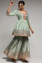 Load image into Gallery viewer, Tilla Peplum Sharara Set
