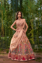 Load image into Gallery viewer, Gulnaar- The Rose Garden lehenga
